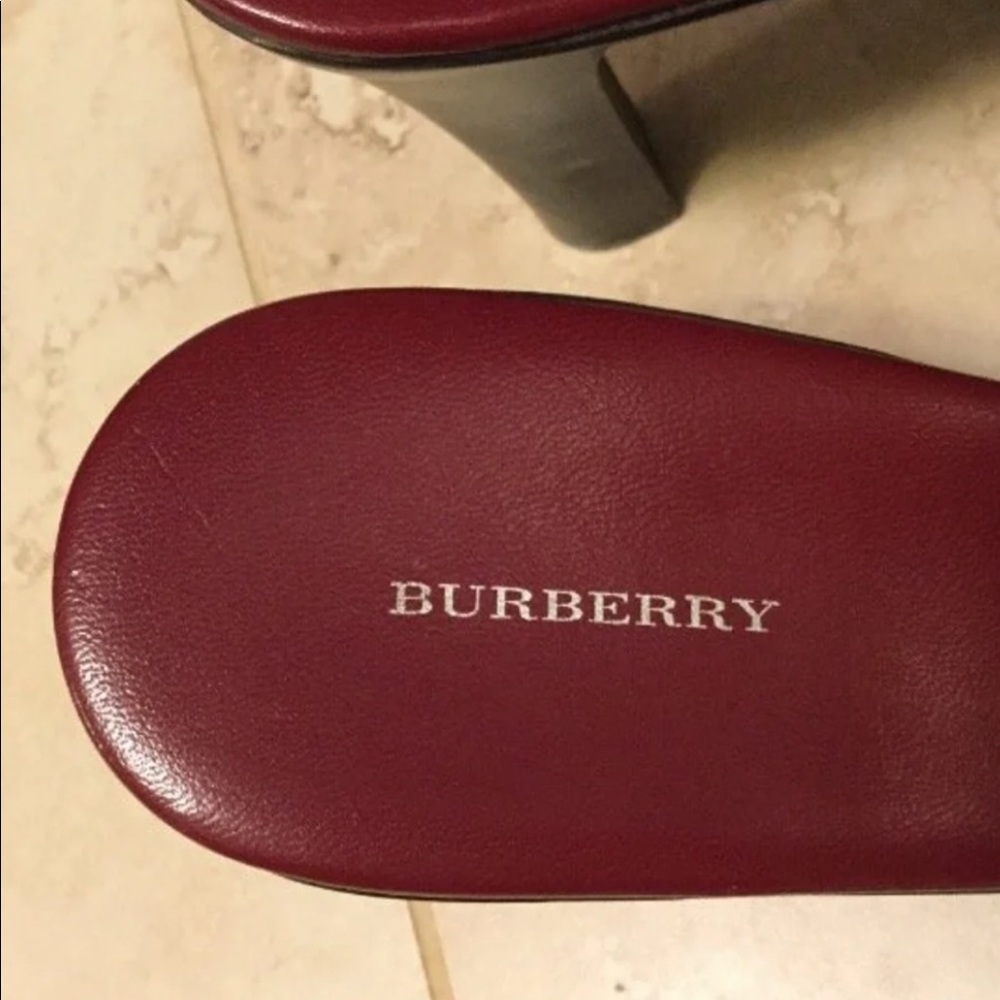 Burberry nova check platform sandal - Picture 2 of 3